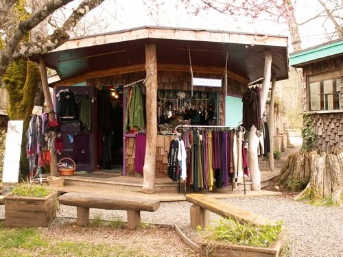 Funky clothes and jewelry store