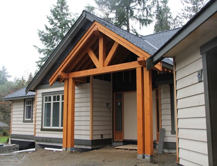 Doors, trim, rock & tile