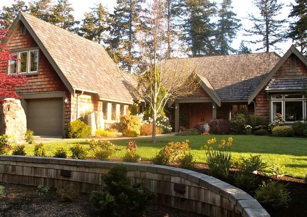 Cedar ~ Shake, shingle, bevelled, or board & batten siding…..