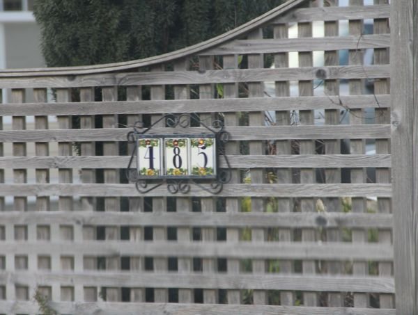 House numbers