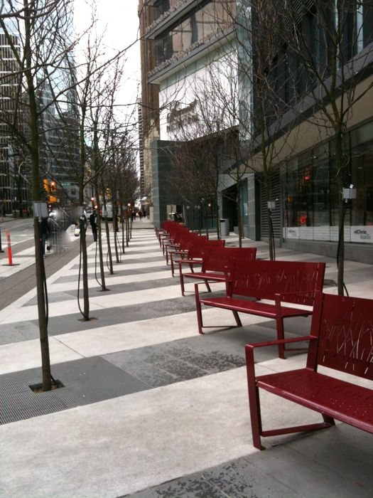 Red and all lined up