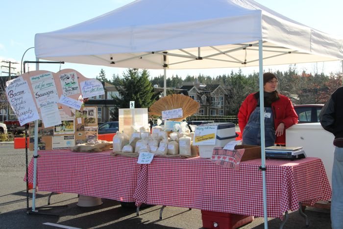 Uptown Qualicum, on a Saturday in November