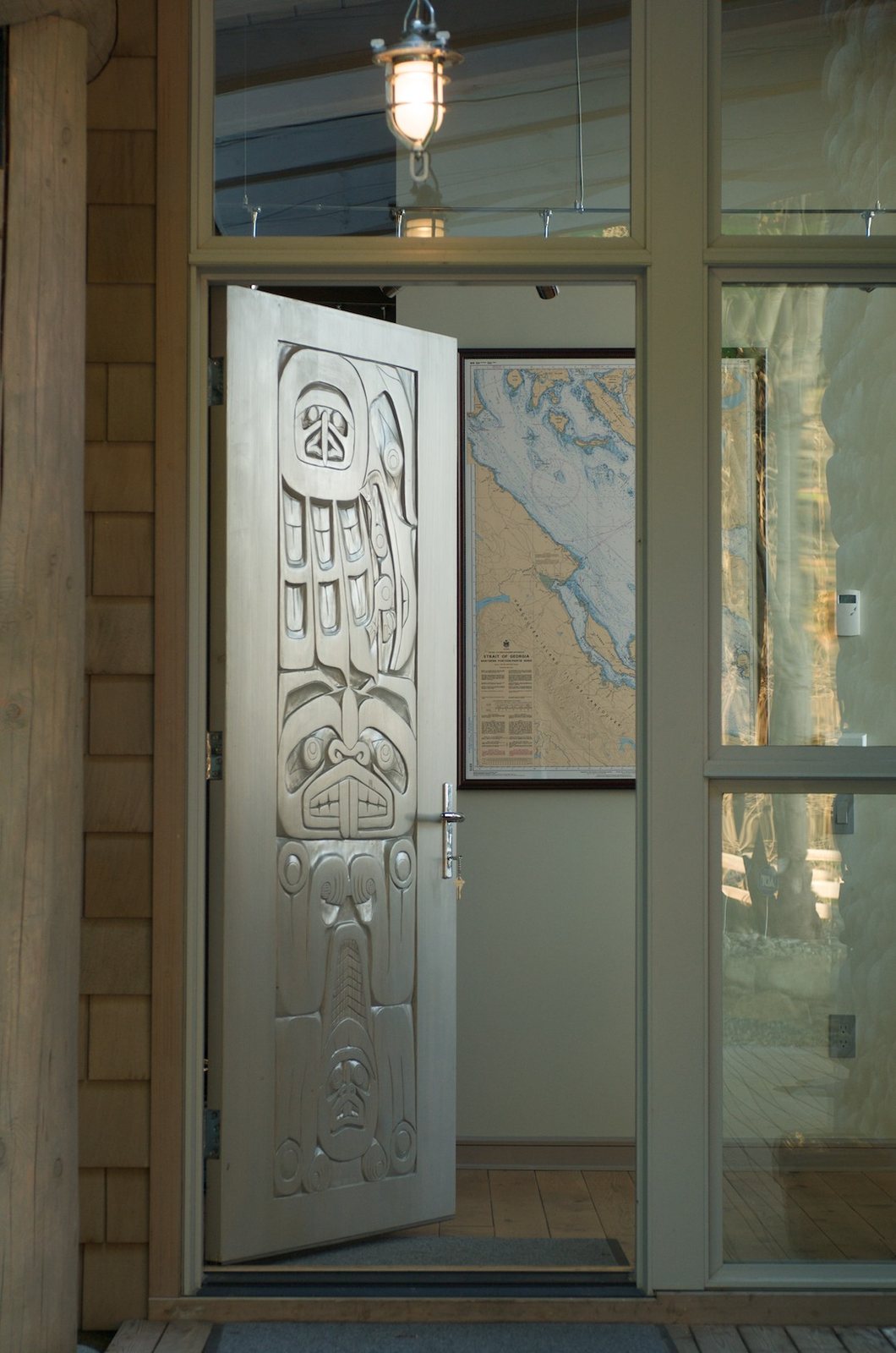 Front entry of a Todsen home
